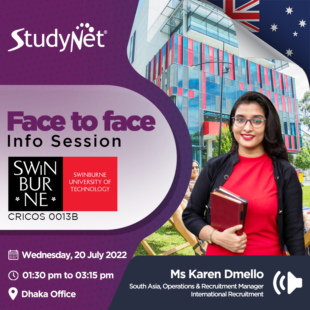 Info Session with Swinburne University of Technology july